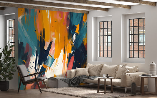 Art-inspired removable wall covering