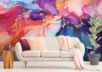 Removable Mural with Self-Adhesive Feature for Quick Installation