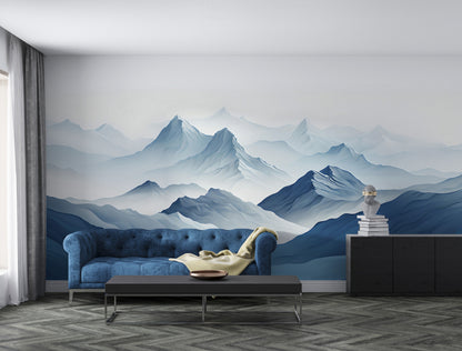 Customizable Mountain Landscape Wallpaper