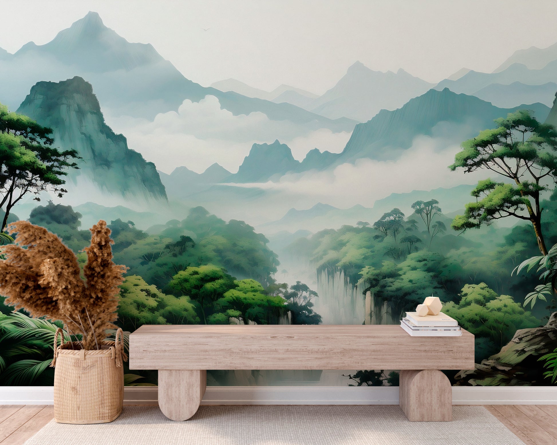 Renter-Friendly Nature-Themed Wall Decor