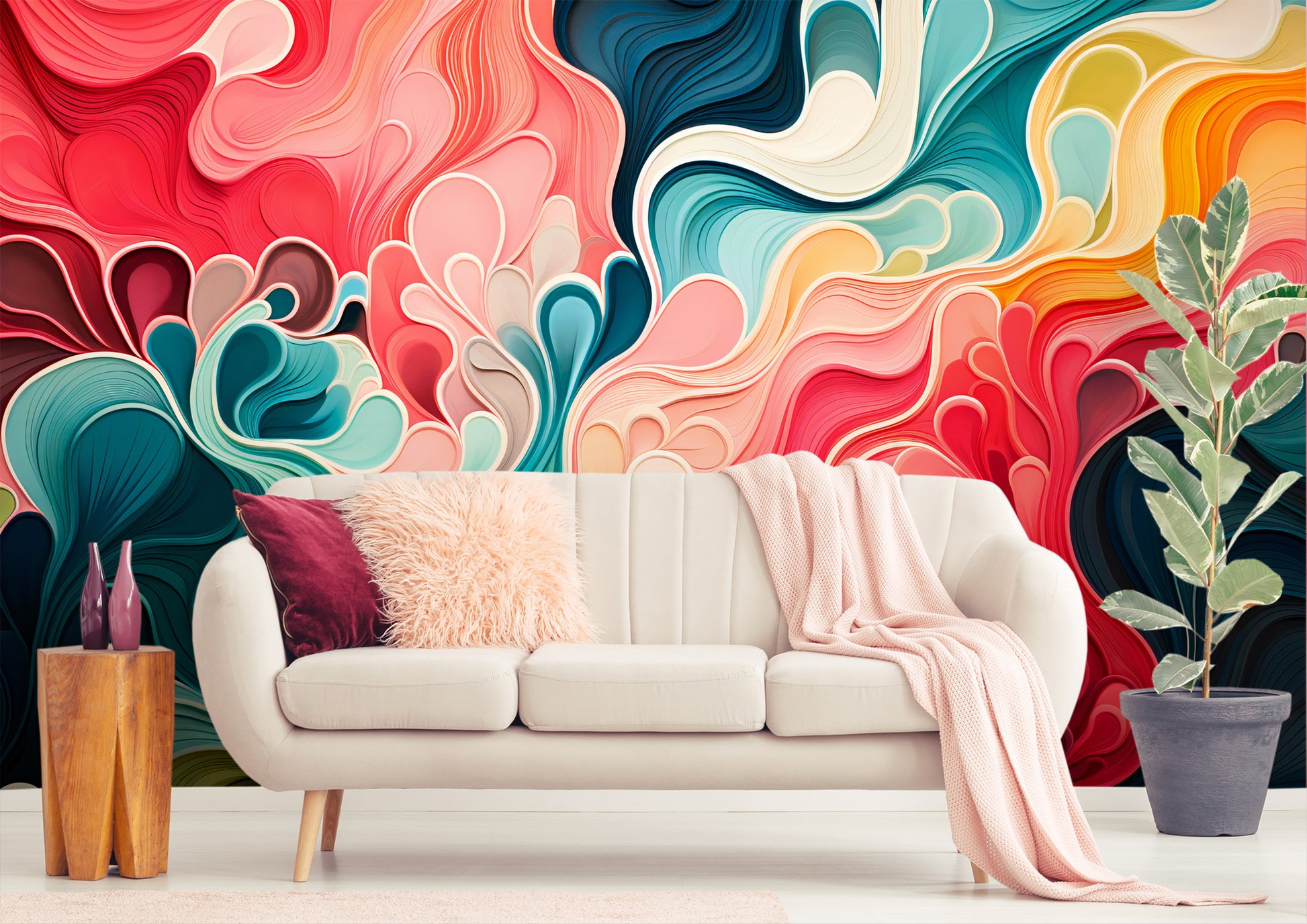 Lively Multicolor Abstract Design