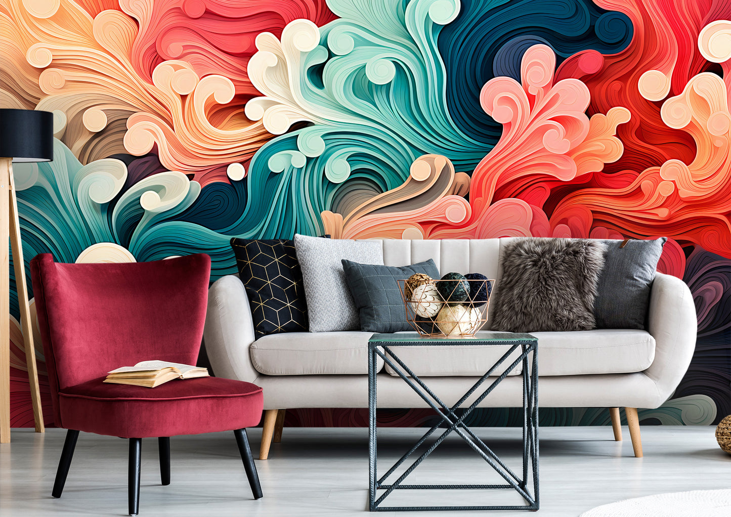 Vivid Multicolor Wall Decor for a Modern Aesthetic