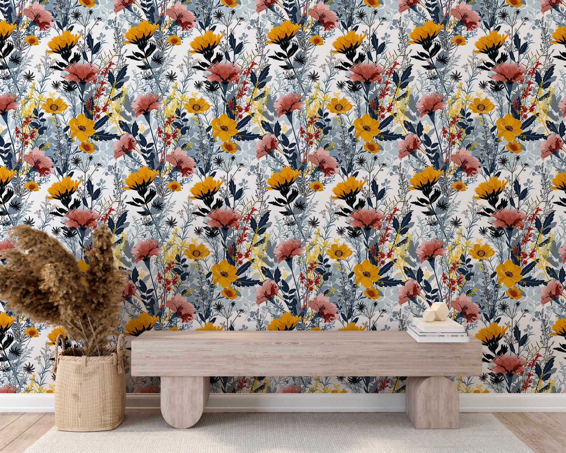 Floral Removable Wall Pattern