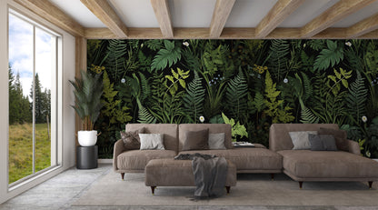 High-Quality Wildflower Wall Covering - Botanic Theme