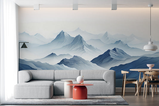 Minimalistic Style Mountain Wall Decor