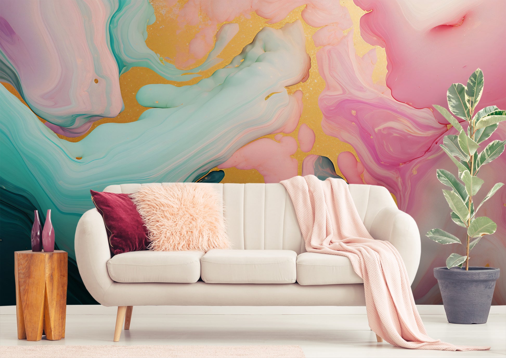 Eco-Friendly PVC-Free Wall Mural for Sustainable Home Decor