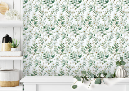 Floral Wall Covering - High-Quality Botanical Design