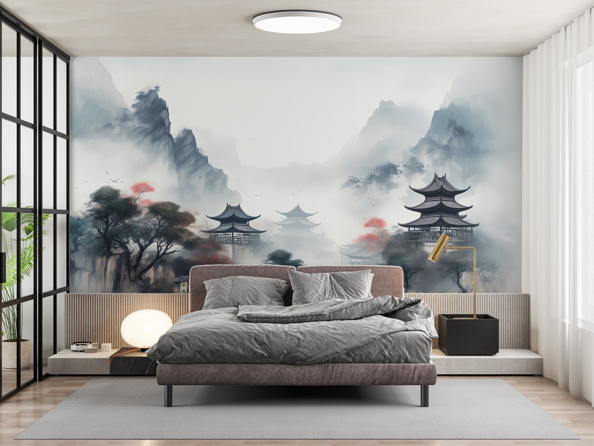 Customizable Asian Wall Mural