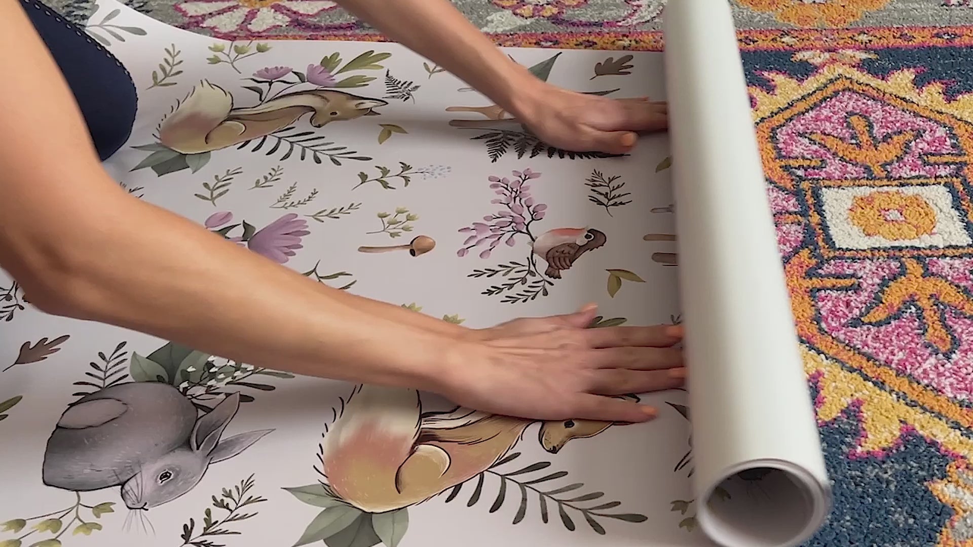 Removable and Renter-Friendly Wallpaper for Convenient Room Transformation